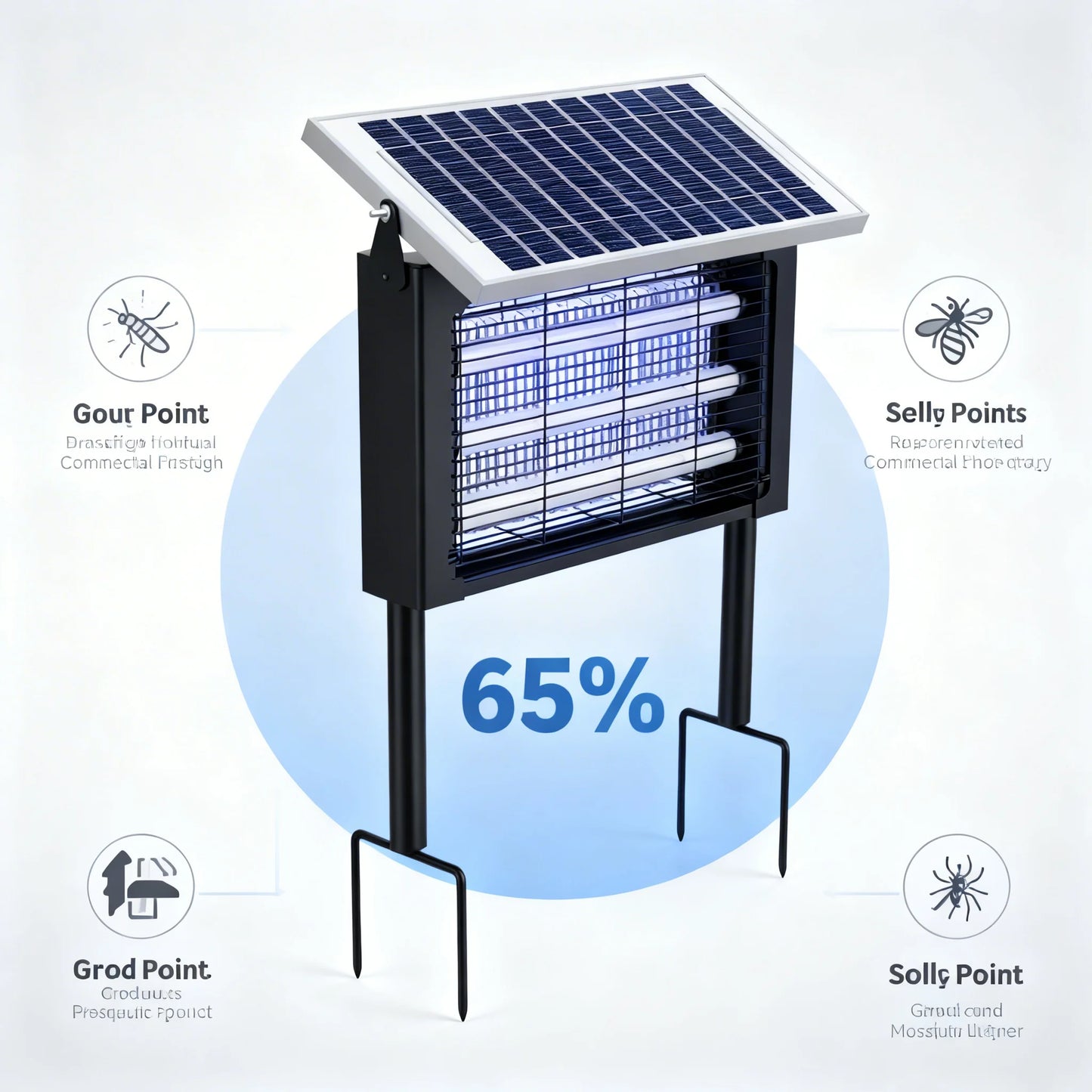 Sturdy Solar Insect Exterminator