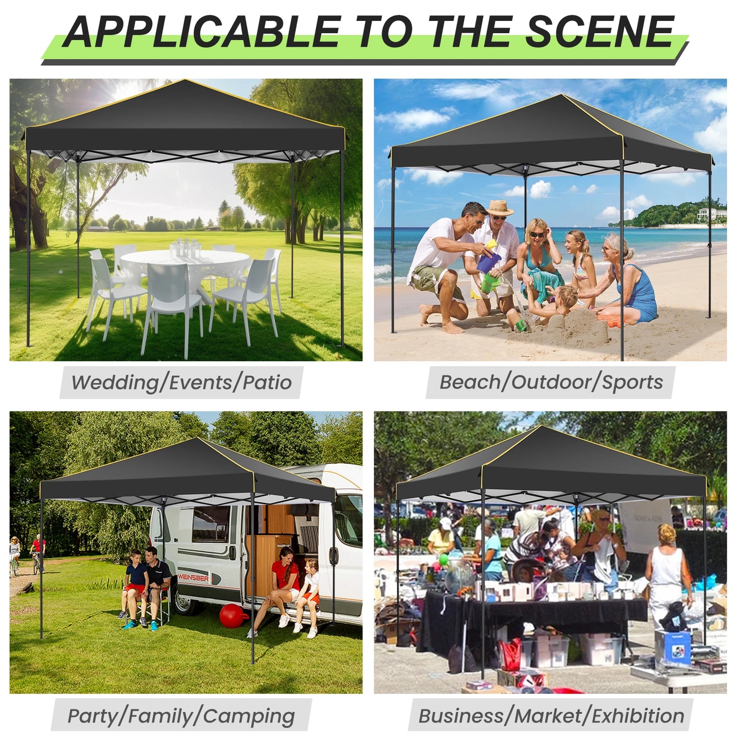10x10FT Pop Up Canopy Tent