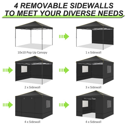 10x10FT Pop Up Canopy Tent