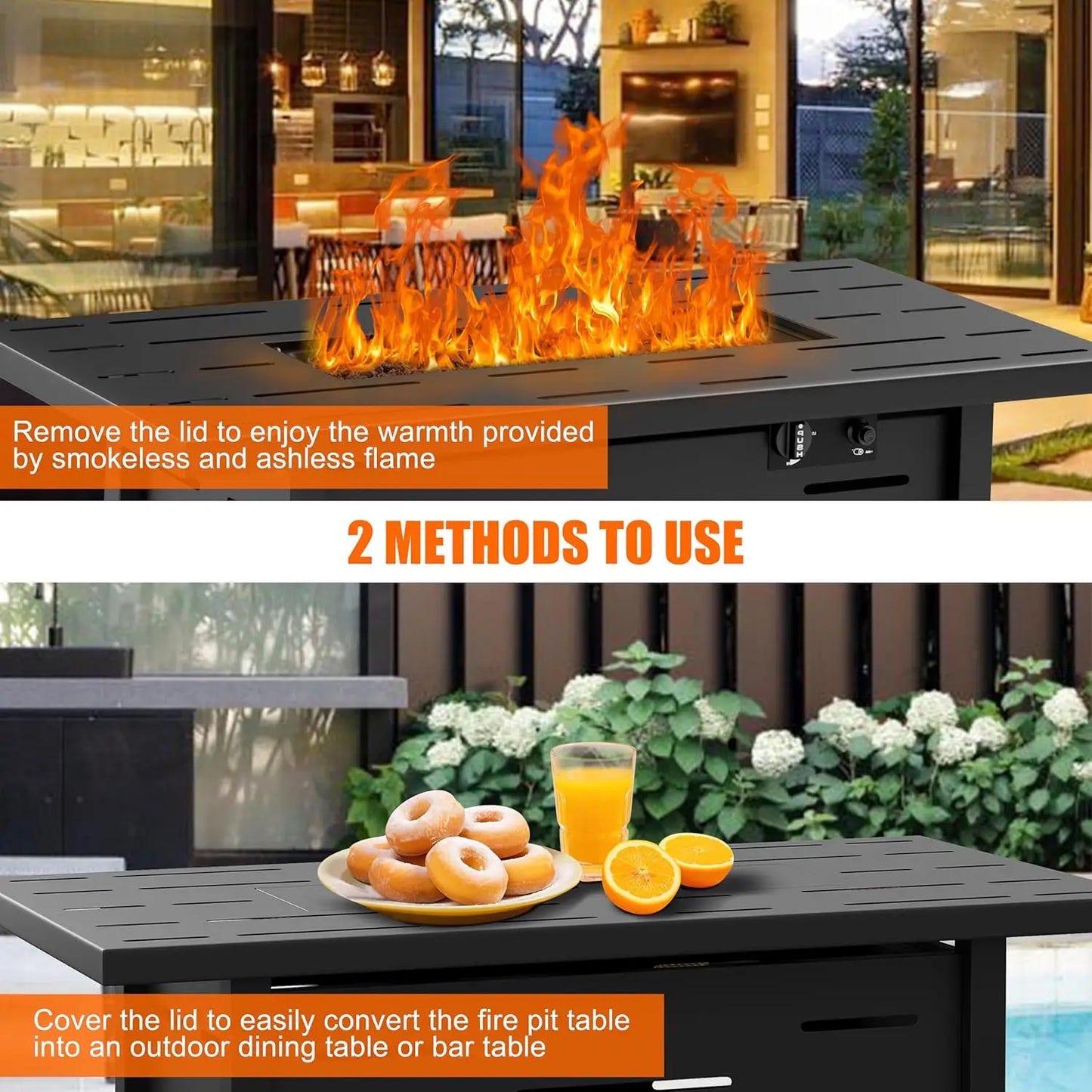 43 inch Outdoor Propane Fire Pit