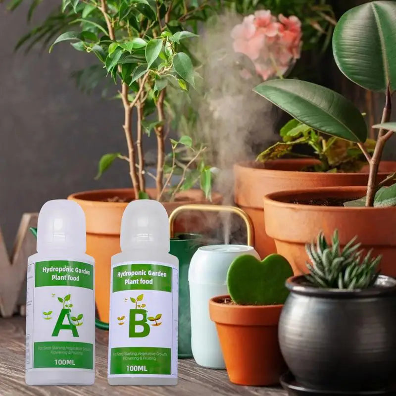 General Hydroponics Nutrients A And B For Plants Flowers Vegetable