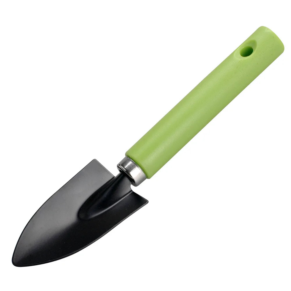 4-piece gardening tool set, including potted plants, soil filling, pruning, vegetable planting, weeding, and planting tools.