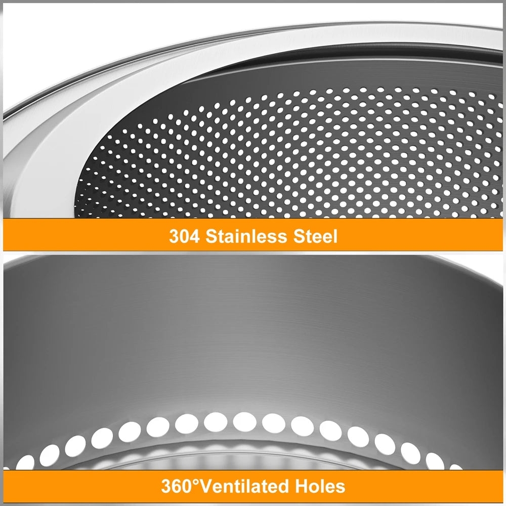 19 Inch Smokeless Fire Pit for Outdoor Wood Burning