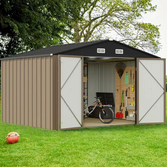 10 X 8 FT Shed Outdoor Storage Sheds
