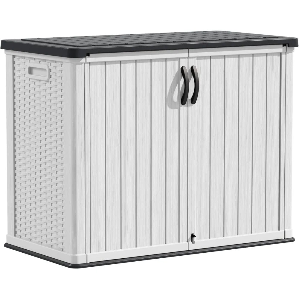 Outdoor Storage Cabinet 26 Cu Ft with Lockable Doors