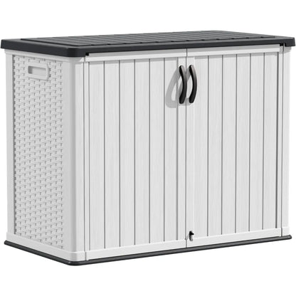 Outdoor Storage Cabinet 26 Cu Ft with Lockable Doors