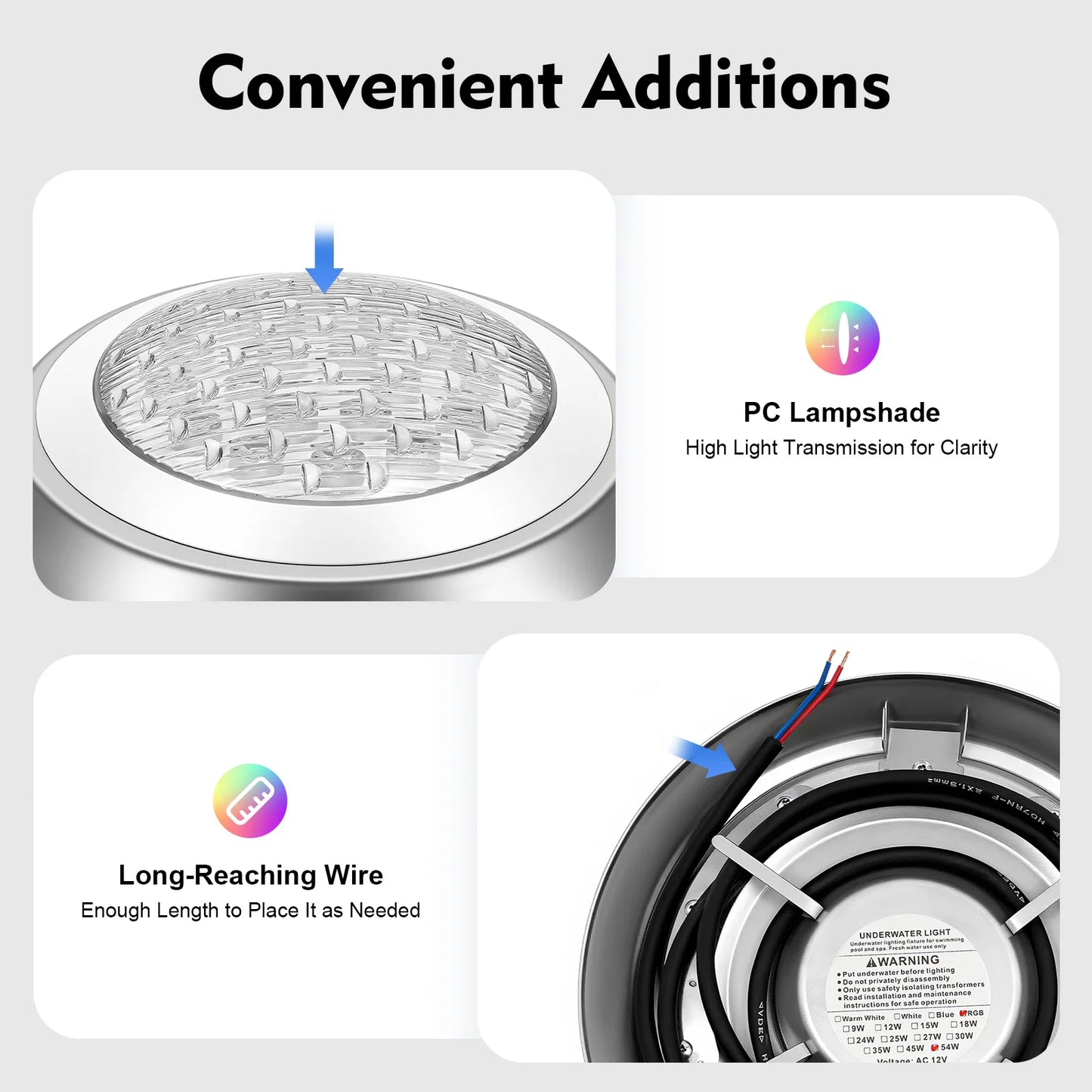LED Underwater Swimming Pool Light