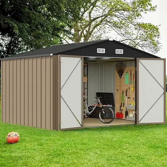 10 X 8 FT Shed Outdoor Storage Sheds