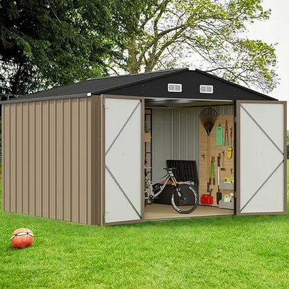 10 X 8 FT Shed Outdoor Storage Sheds