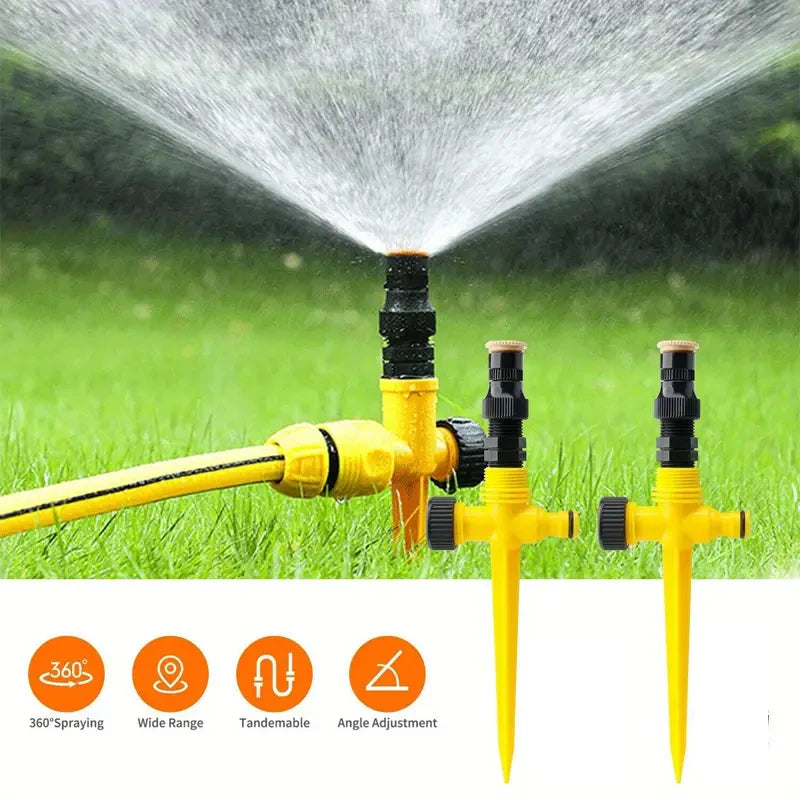 Garden Sprinkler 360 degree Rotation Irrigation Watering System Plant Watering Sprinkler For Agriculture Lawn Farm Greenhouse