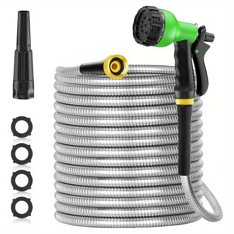 50FT Stainless Steel Garden Hose