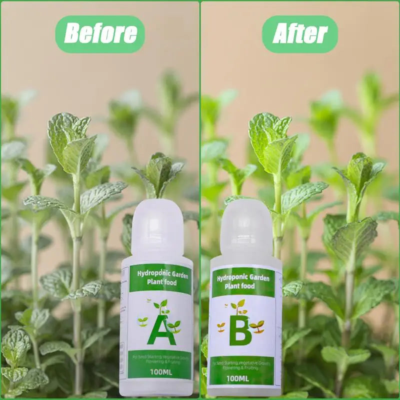 General Hydroponics Nutrients A And B For Plants Flowers Vegetable