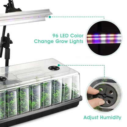 Seed Starter Kit with Grow Lights