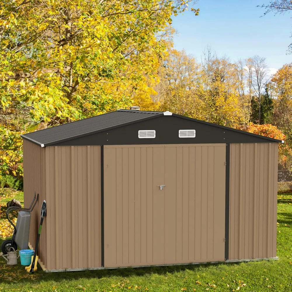10 X 8 FT Shed Outdoor Storage Sheds