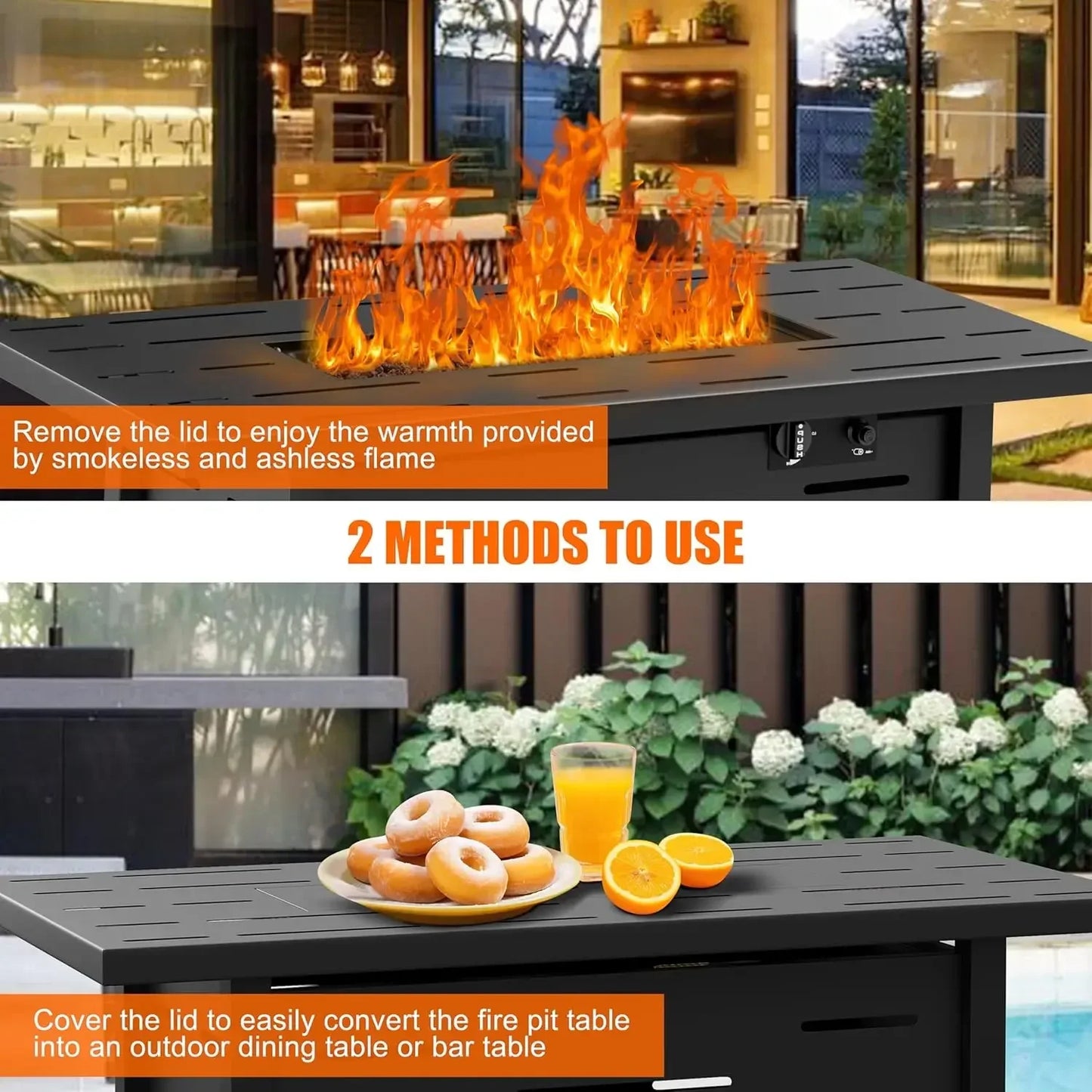 43 inch Outdoor Propane Fire Pit