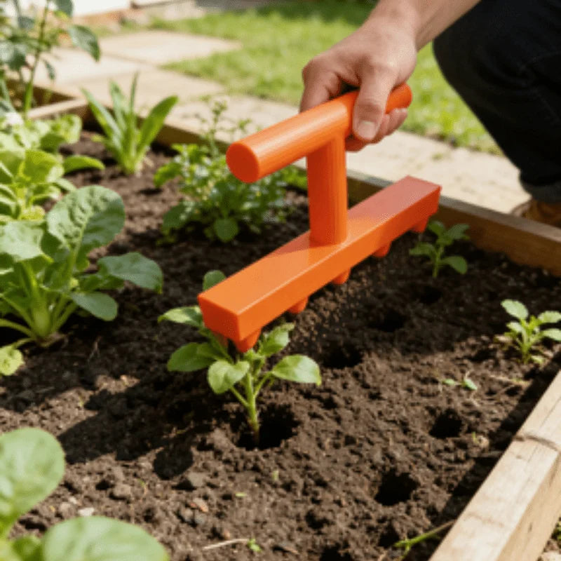 Gardening Hole Punch Seeder, Household Vegetable and Flower Seedling Puncher, Balcony Vegetable Garden Seedling Sowing Tool