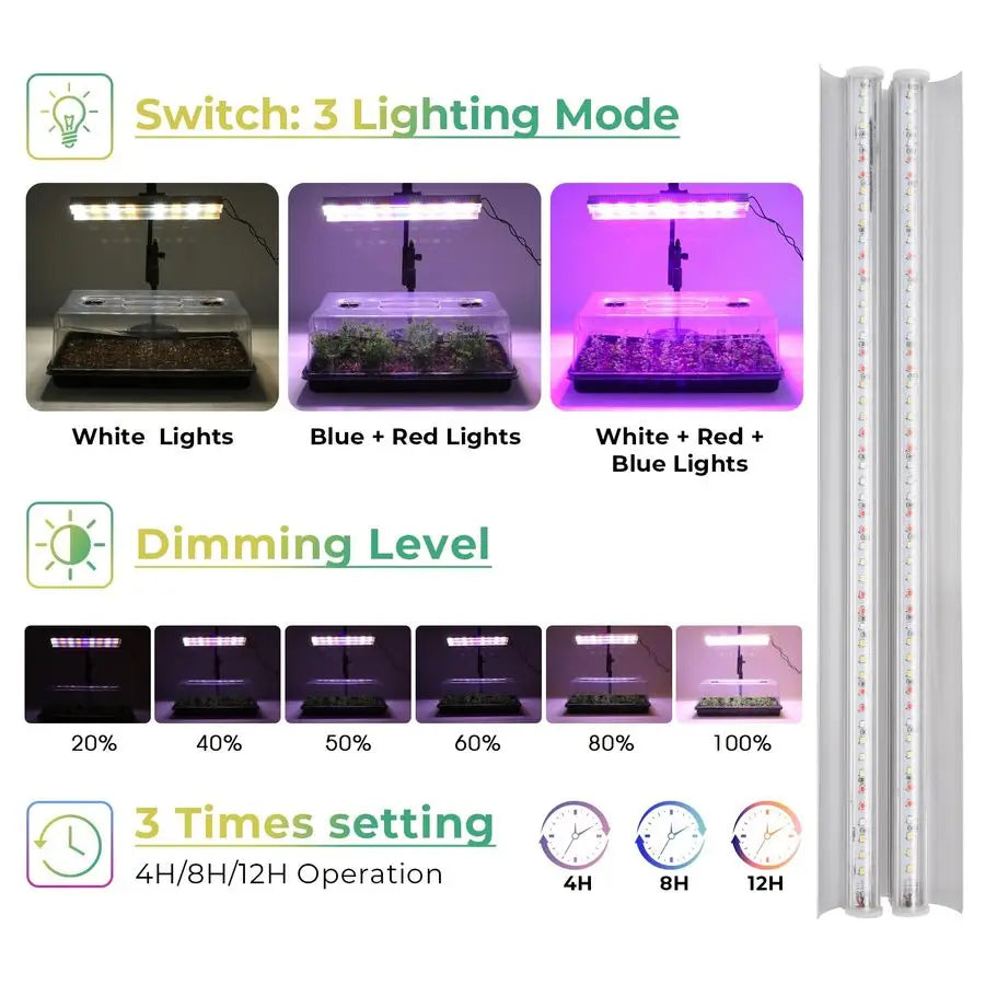 Seed Starter Kit with Grow Lights