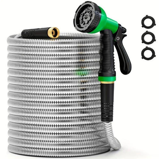 50FT Stainless Steel Garden Hose
