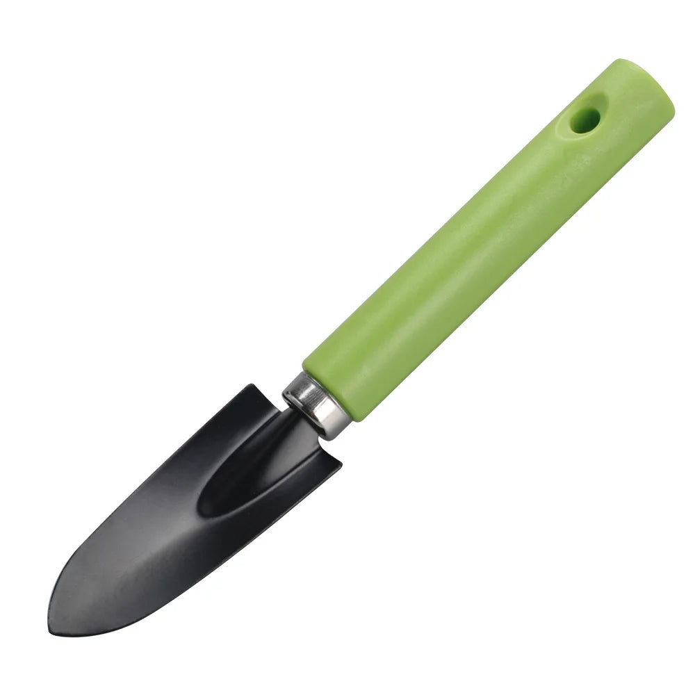 4-piece gardening tool set, including potted plants, soil filling, pruning, vegetable planting, weeding, and planting tools.