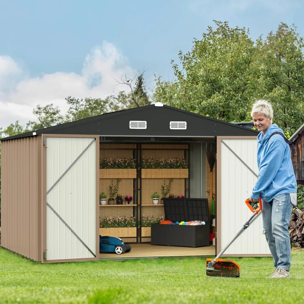 10 X 8 FT Shed Outdoor Storage Sheds