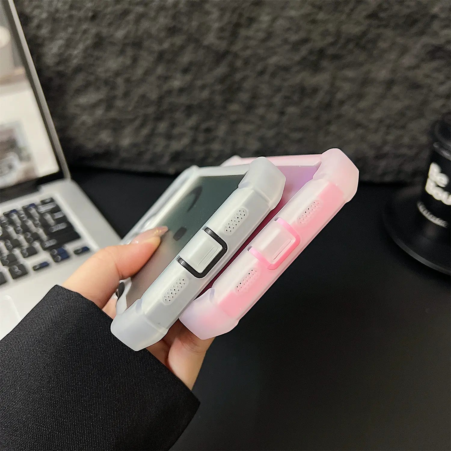 Elevate Your Style with the HOTSIAD Iridescent Laser Fluorescent Phone Case - Shockproof, Anti-Slip, and MagSafe Compatible for iPhone 17, 16 Pro Max, 15, 14, 13 Pro Max