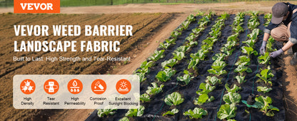 3FTx50FT Premium Heavy Duty Weed Barrier